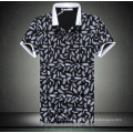 15PKPT14 2015 casual holiday printed feather polo shirt men